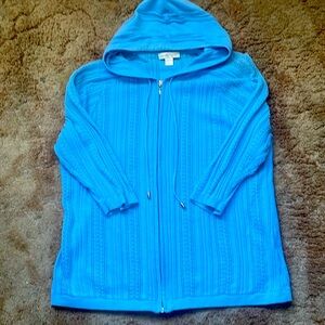 Christopher and Banks Zip up Cardigan